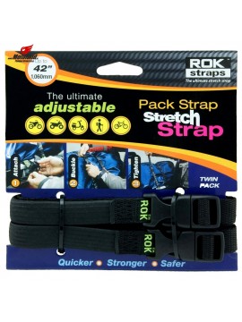 ROK STRAPS MD 16 mm ADJ BLACK
