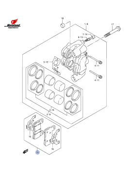GSX-R 1000 K9-L1 Front Brake Pads