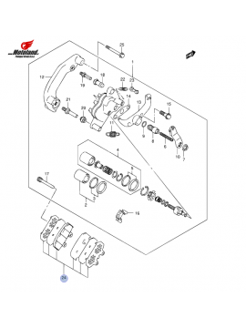 AN 650&400 Rear Brake Pads