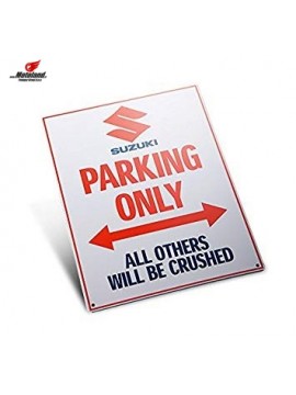 "Suzuki Parking Only" sign