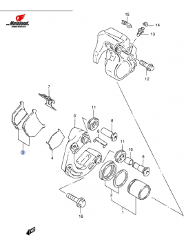 GN 250 Front Brake Pads