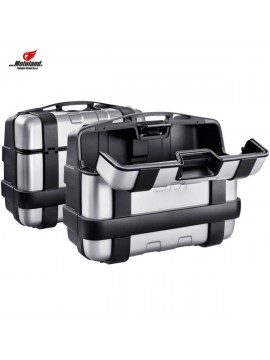 RK33PACK2 Trekker Aluminium Finish Monokey Panniers (Pair) - 66l Total Capacity